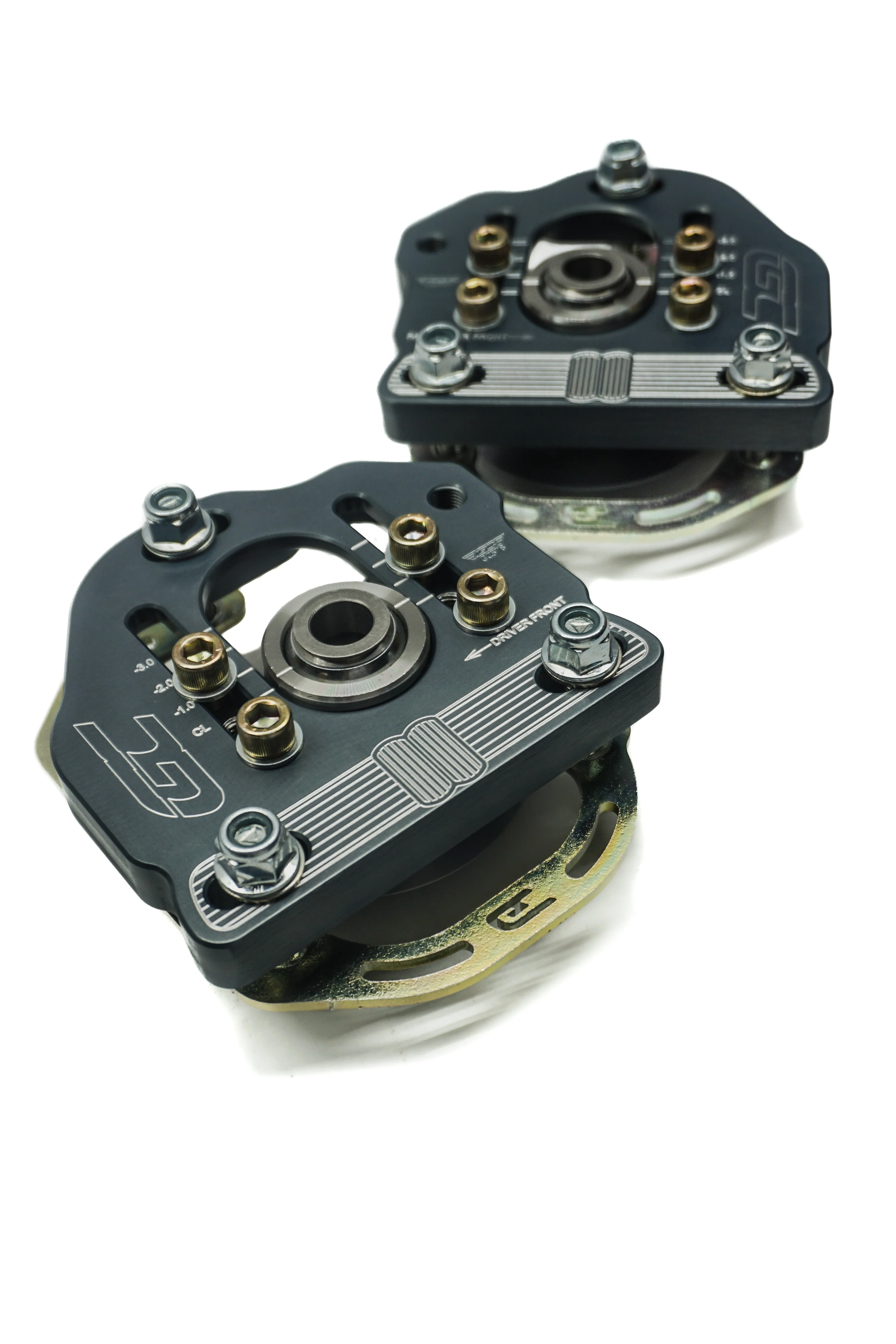 BMW E9/E10 TOP MOUNT CAMBER/CASTER PLATE, BMW 2002 ETC. (PAIR) - Image 3