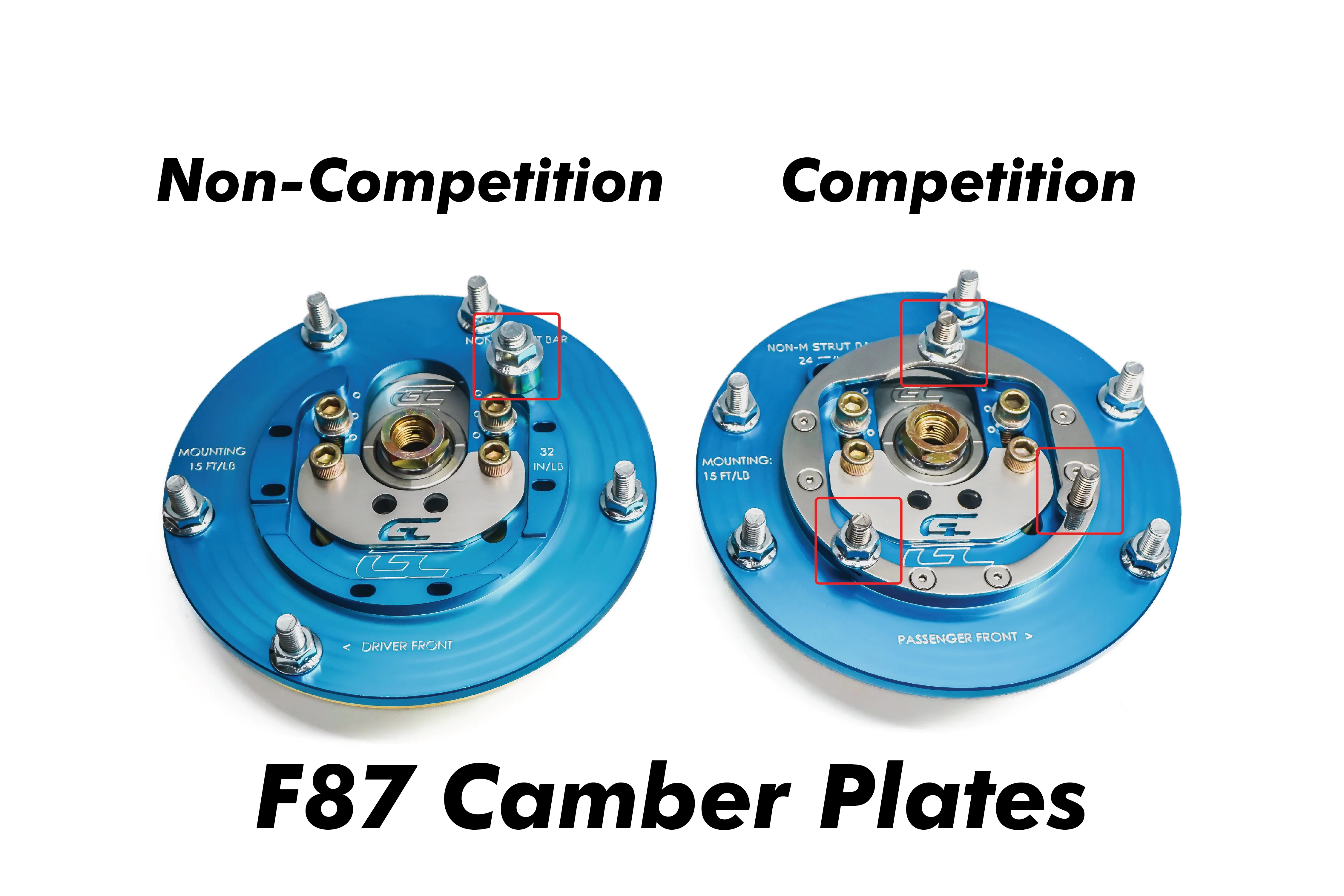 BMW F87 M2 Adjustable Camber/Caster Plates - Image 5